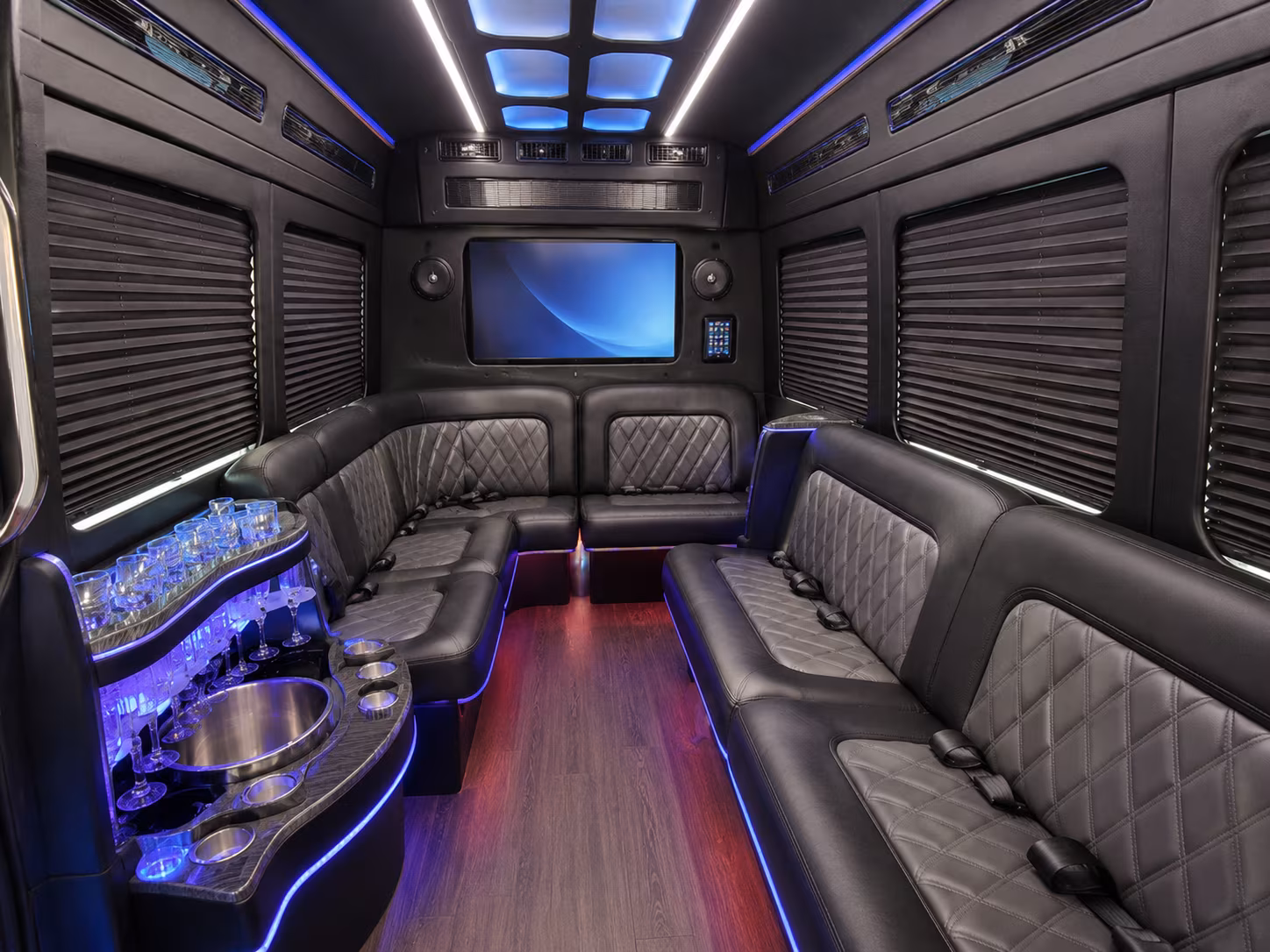 bonita springs private event transportation onboard seating
