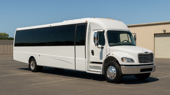 Exterior of Charter Bus Company Bonita Springs's 15 Passenger Minibus in Bonita Springs