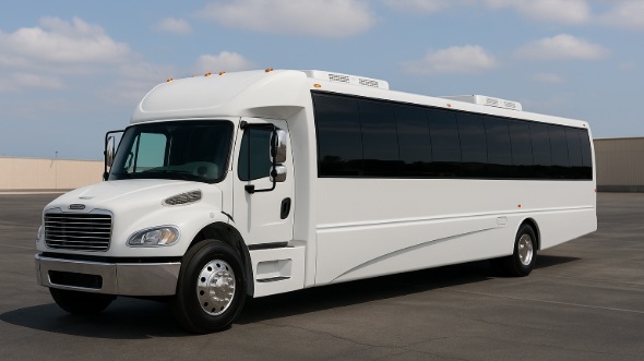 Exterior of Charter Bus Company Bonita Springs's 30 Passenger Minibus in Bonita Springs