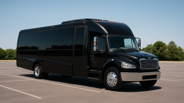 Exterior of Charter Bus Company Bonita Springs's 35 Passenger Minibus in Bonita Springs