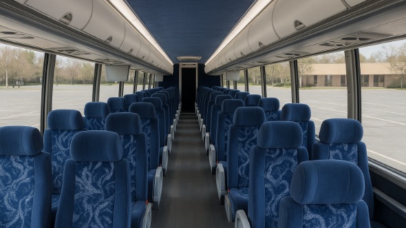 bonita springs 50 passenger charter bus interior