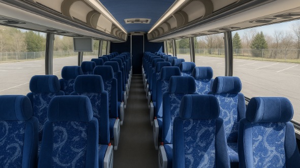 bonita springs 56 passenger charter bus inside