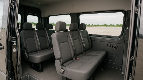bonita springs sprinter van with driver inside