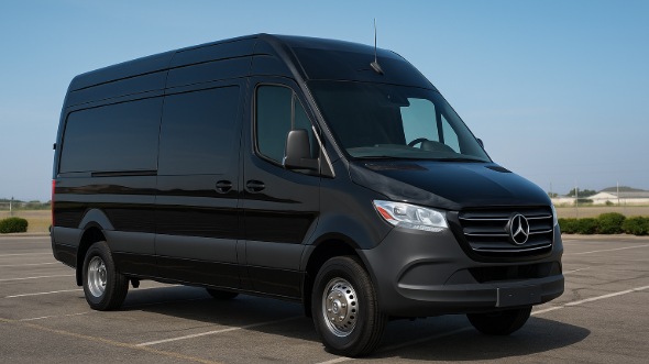 Exterior of Charter Bus Company Bonita Springs's Sprinter Limo in Bonita Springs